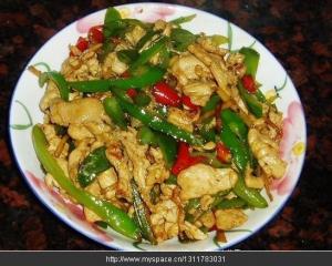 雞肉炒青椒